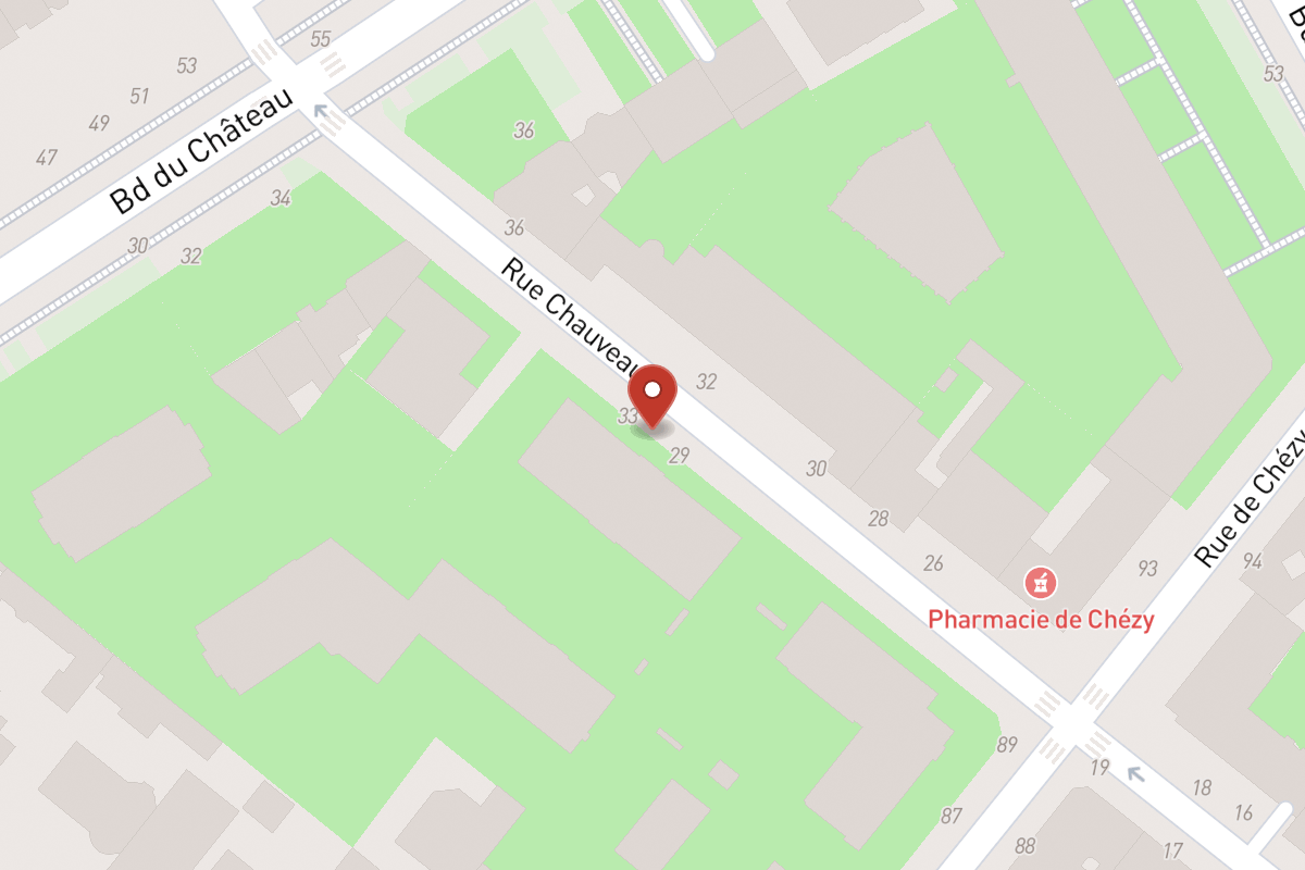 Plan de situation — 31 Rue Chauveau