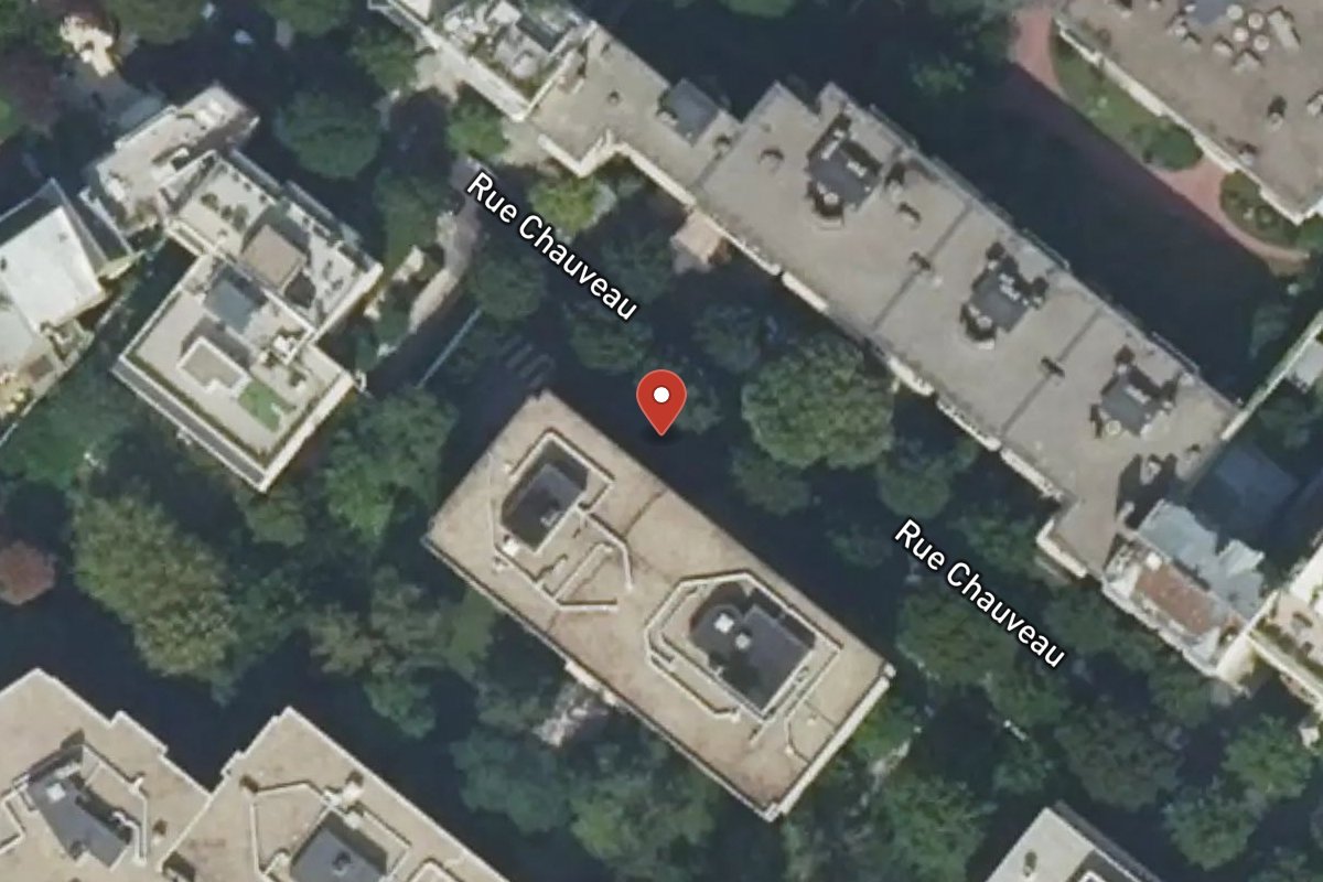 Vue satellite — 33 Rue Chauveau