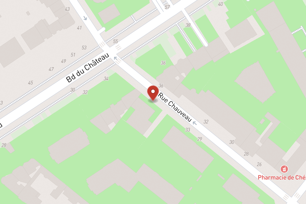 Plan de situation — 37 Rue Chauveau