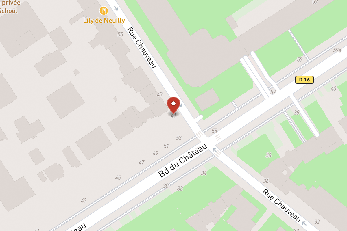 Plan de situation — 41 Rue Chauveau