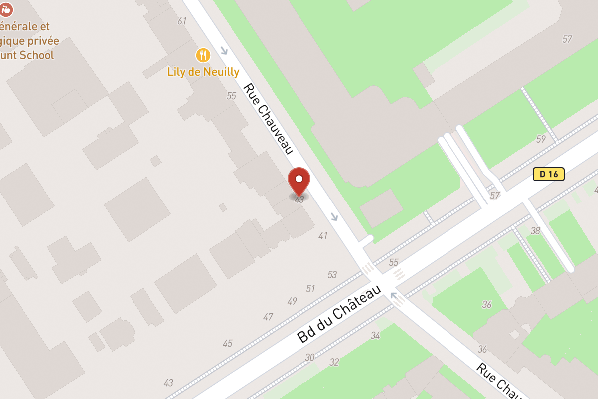 Plan de situation — 43 Rue Chauveau