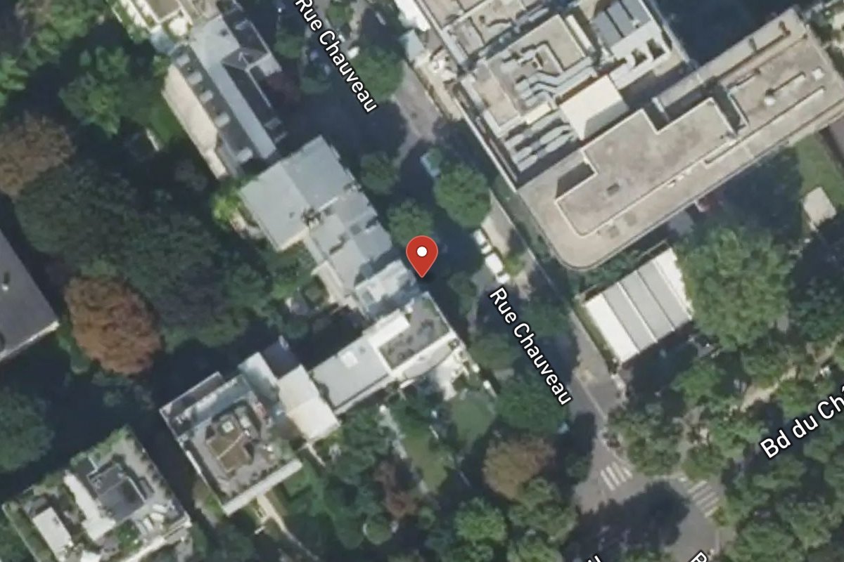 Vue satellite — 43 Rue Chauveau