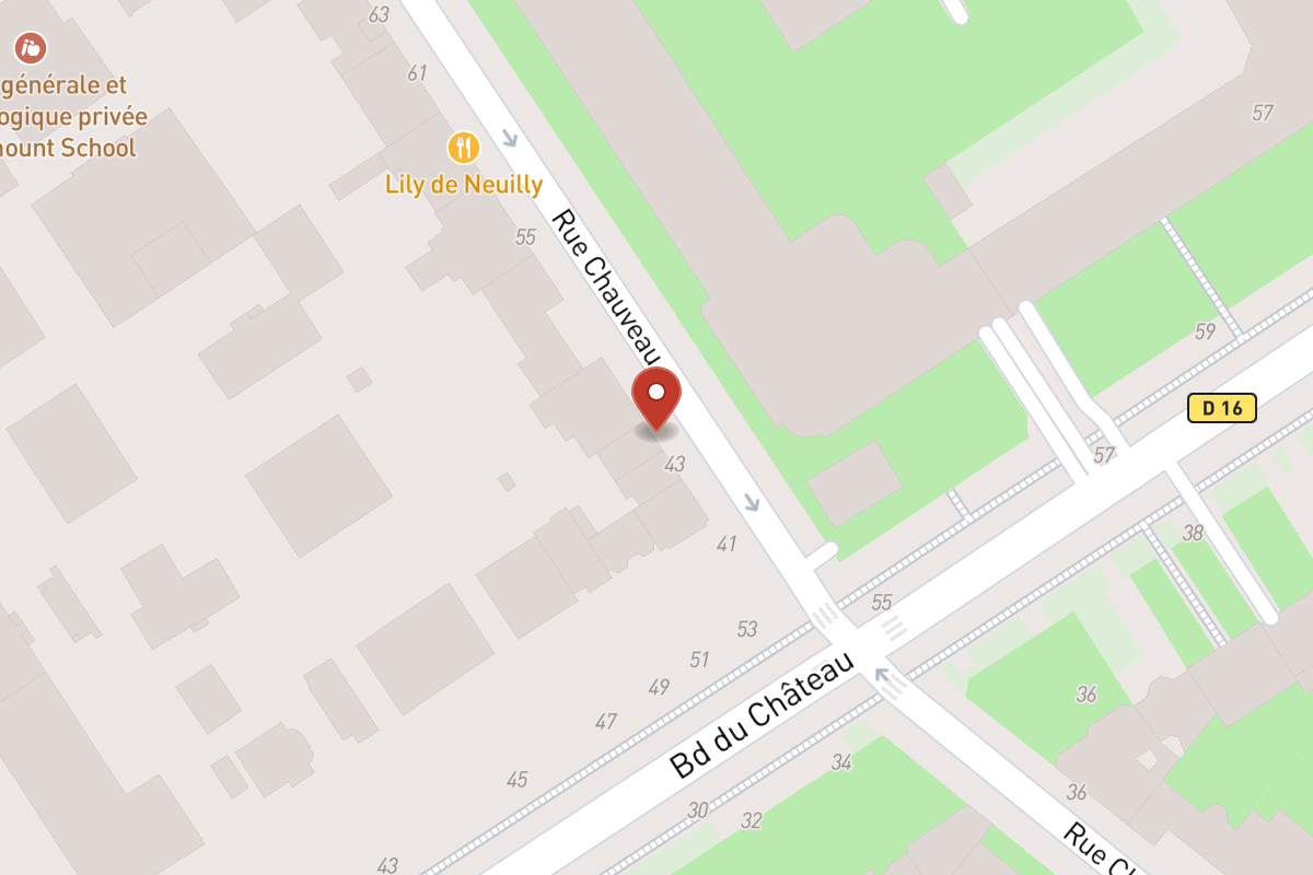 Plan de situation — 45 Rue Chauveau