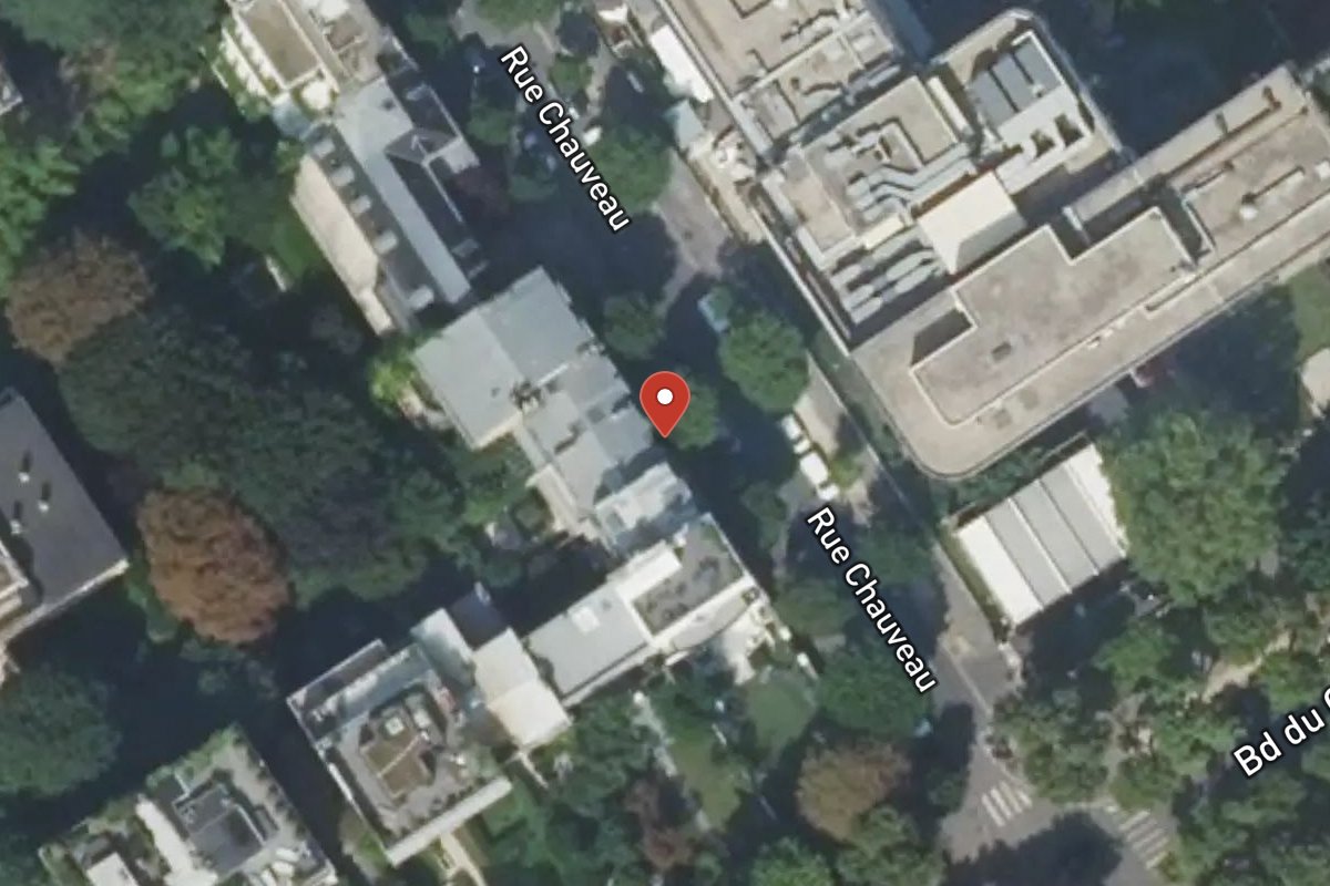 Vue satellite — 45 Rue Chauveau