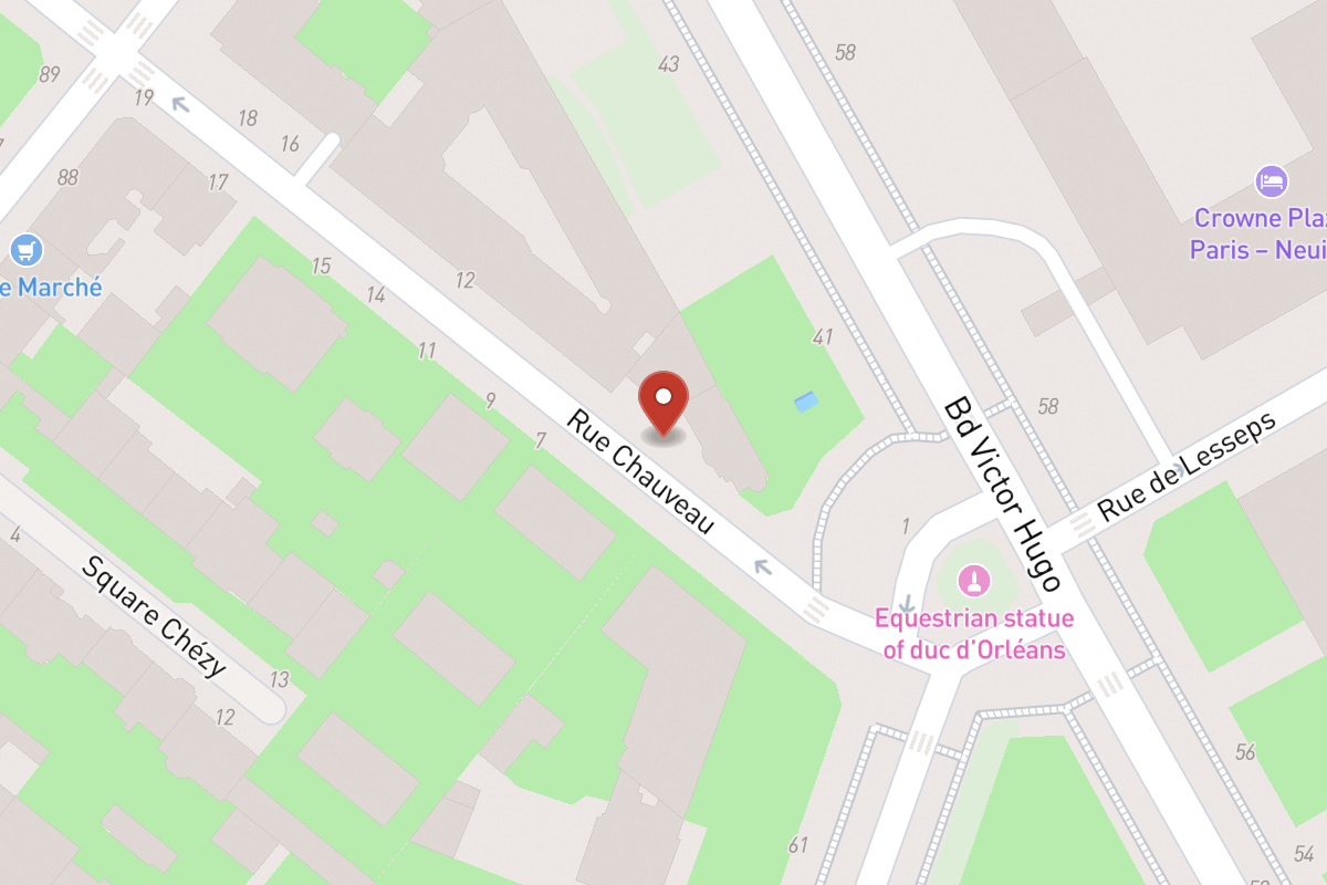 Plan de situation — 4 Rue Chauveau