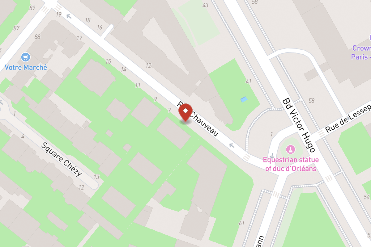 Plan de situation — 5 Rue Chauveau