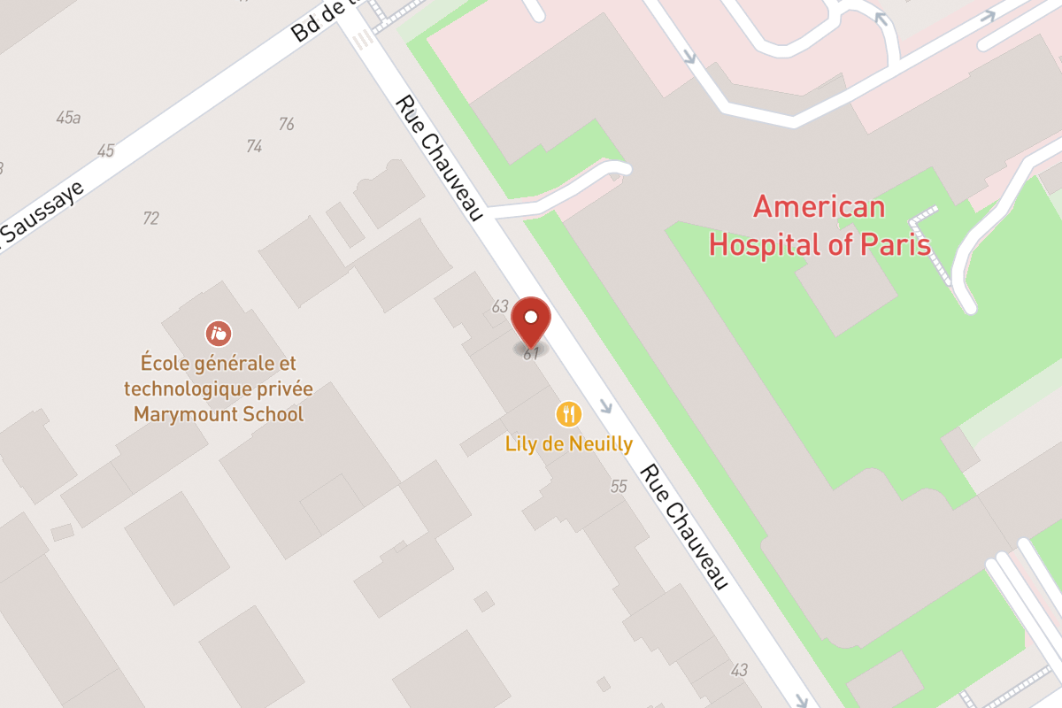 Plan de situation — 61 Rue Chauveau