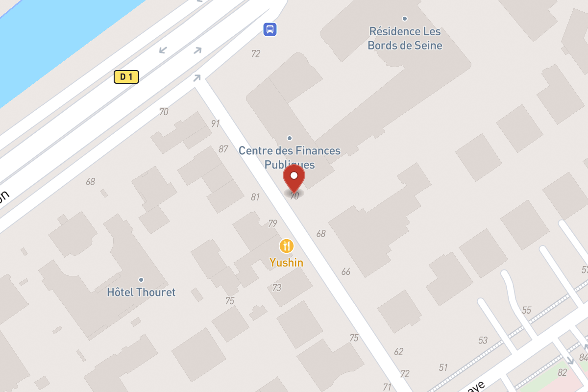Plan de situation — 70 Rue Chauveau