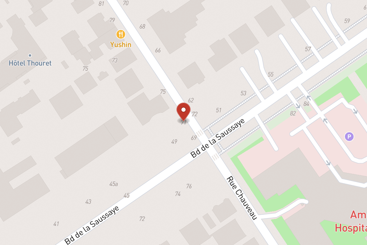 Plan de situation — 71 Rue Chauveau