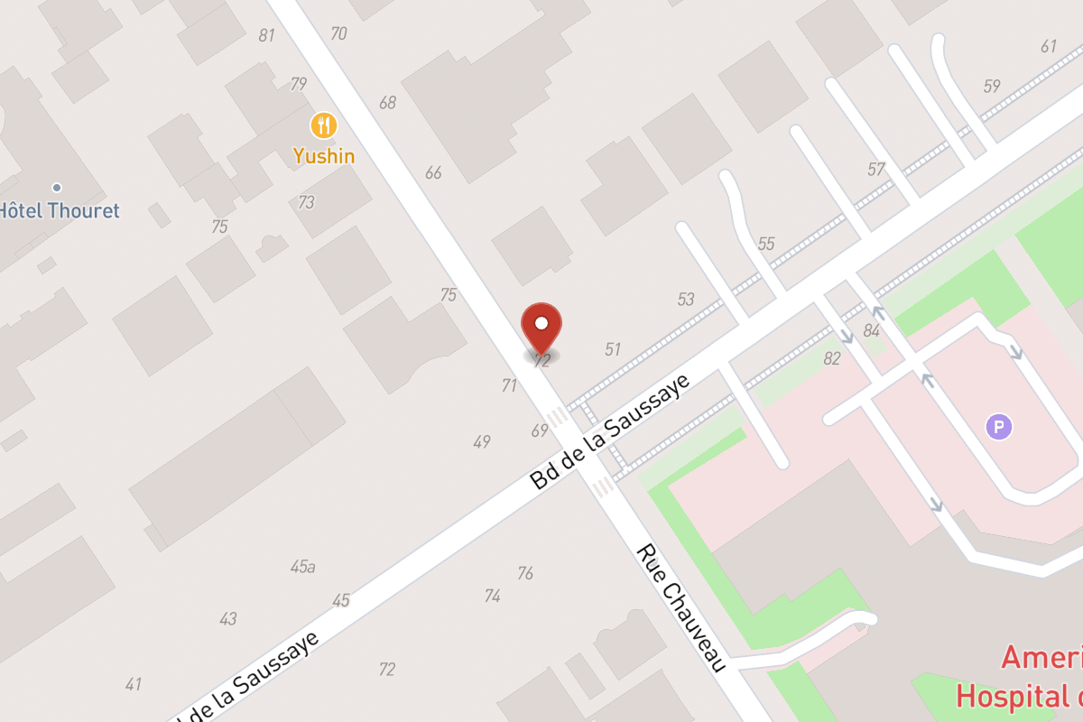 Plan de situation — 72 Rue Chauveau