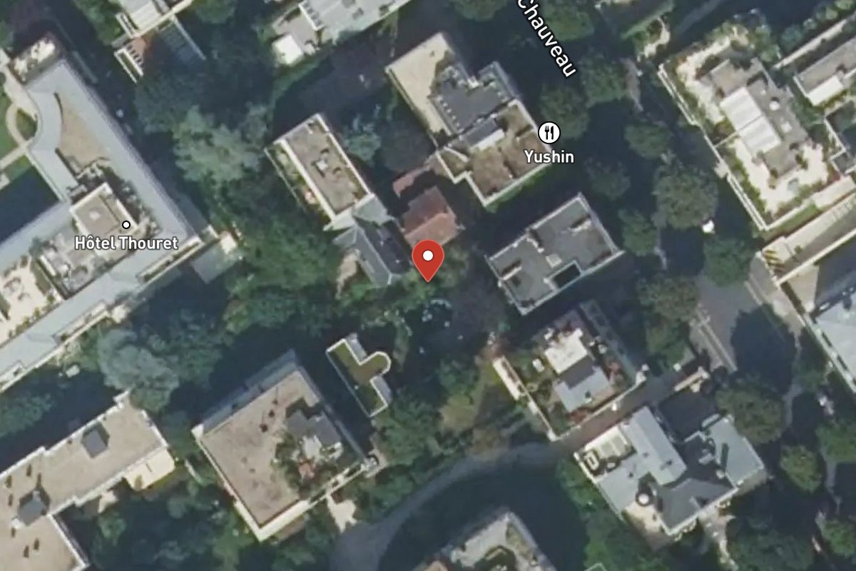 Vue satellite — 73BIS Rue Chauveau