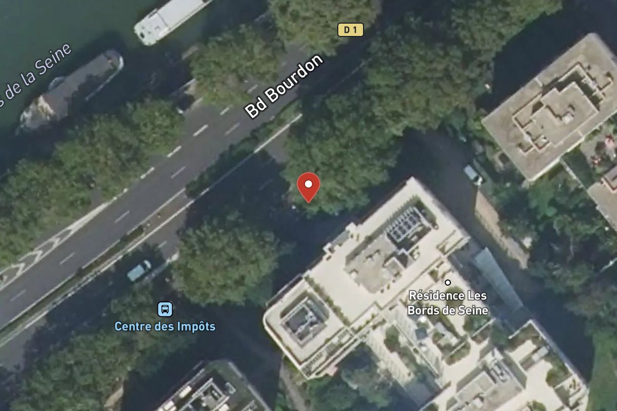 Vue satellite — 74 Rue Chauveau