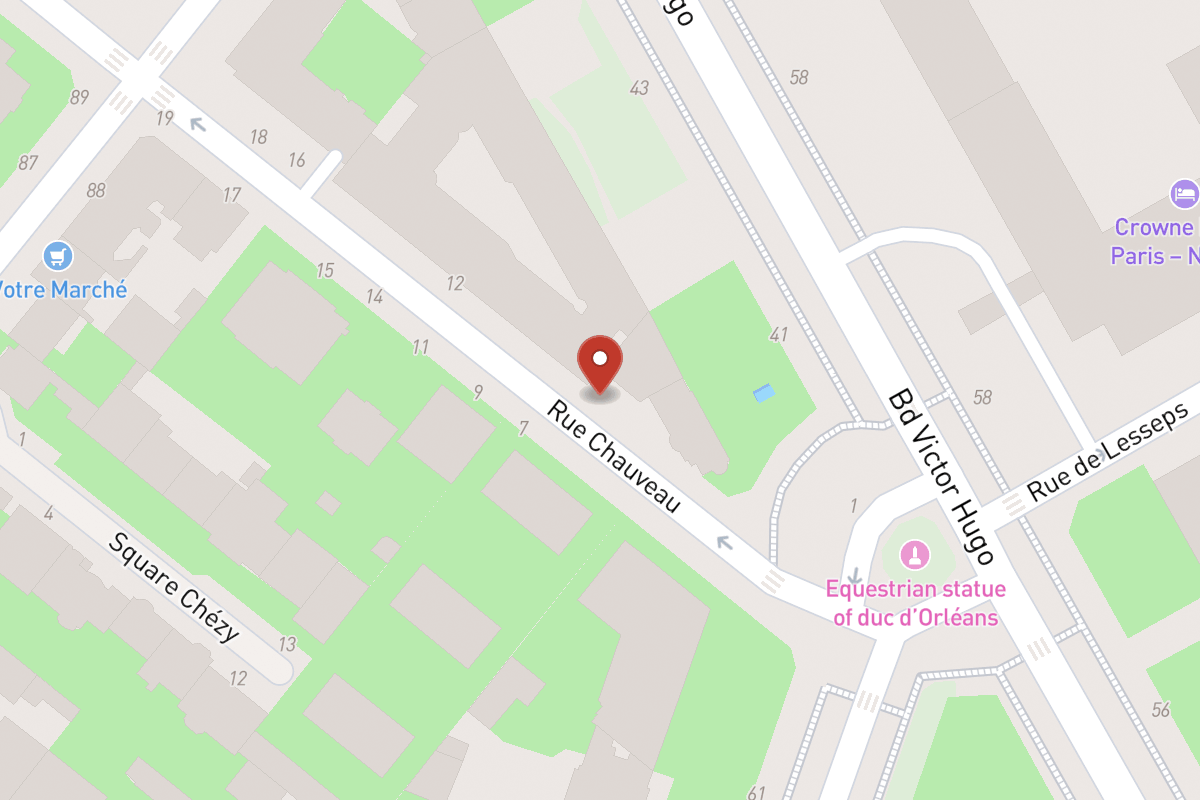 Plan de situation — 8 Rue Chauveau