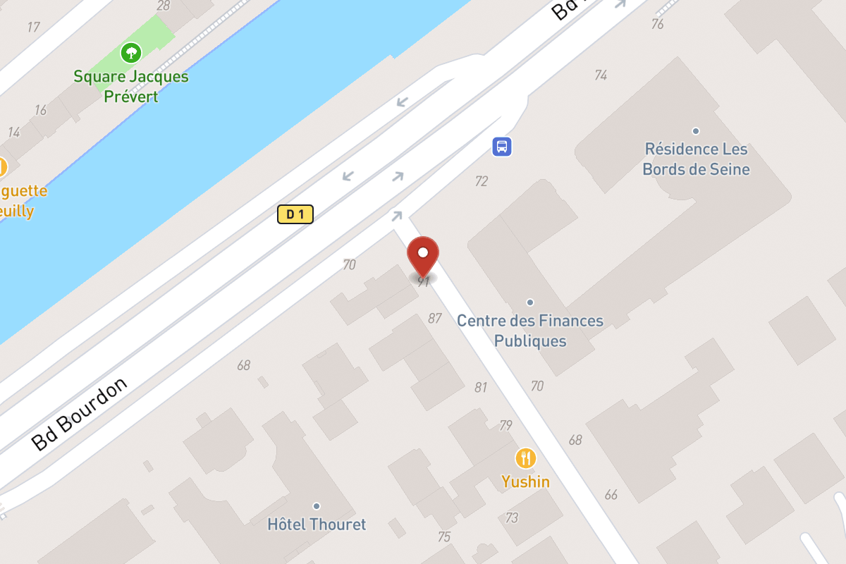 Plan de situation — 91 Rue Chauveau