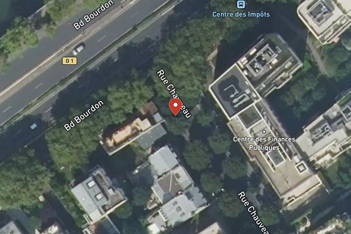 Vue satellite — 91 Rue Chauveau