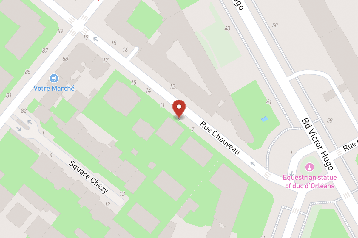 Plan de situation — 9 Rue Chauveau