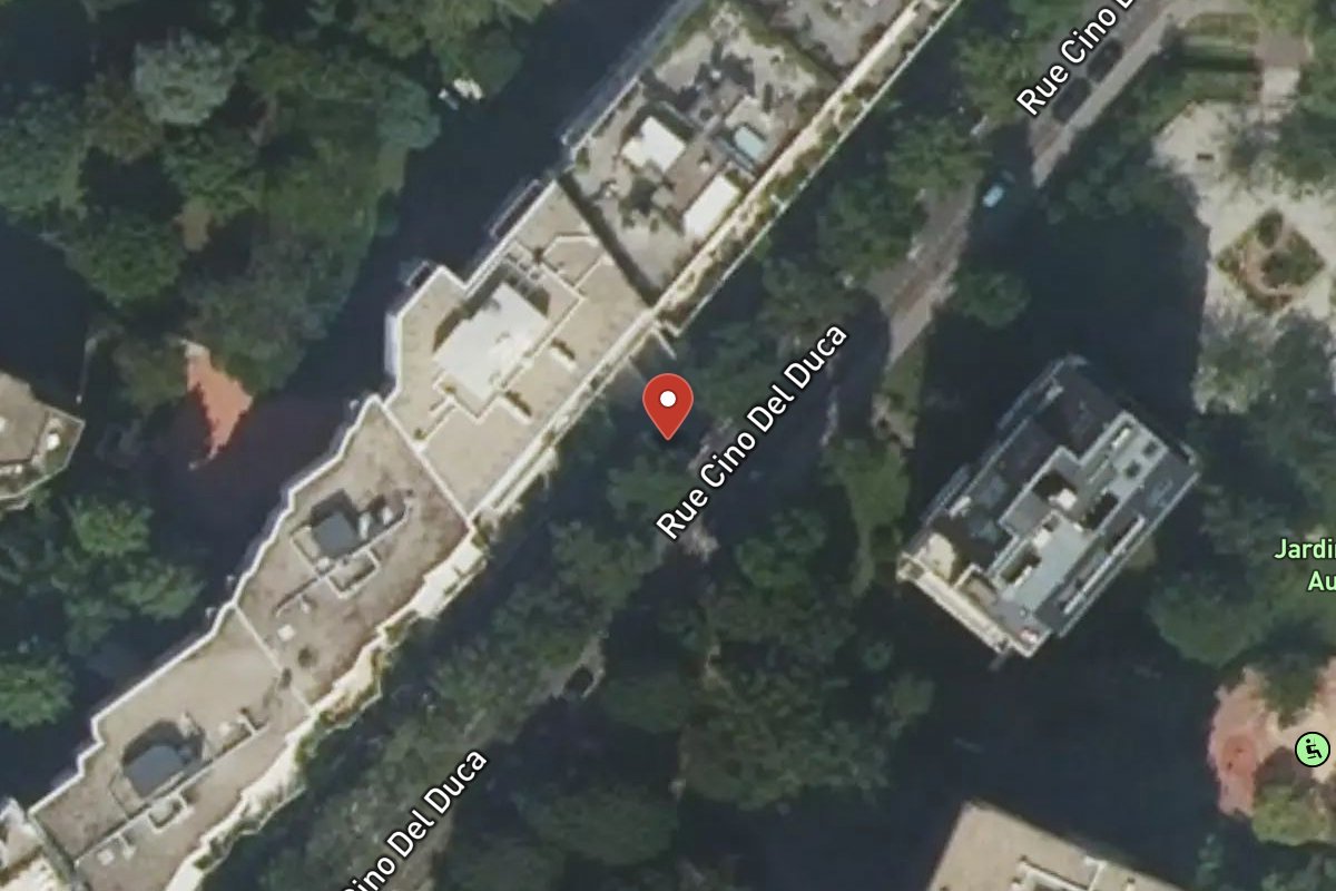 Vue satellite — 16 Rue Cino Del Duca