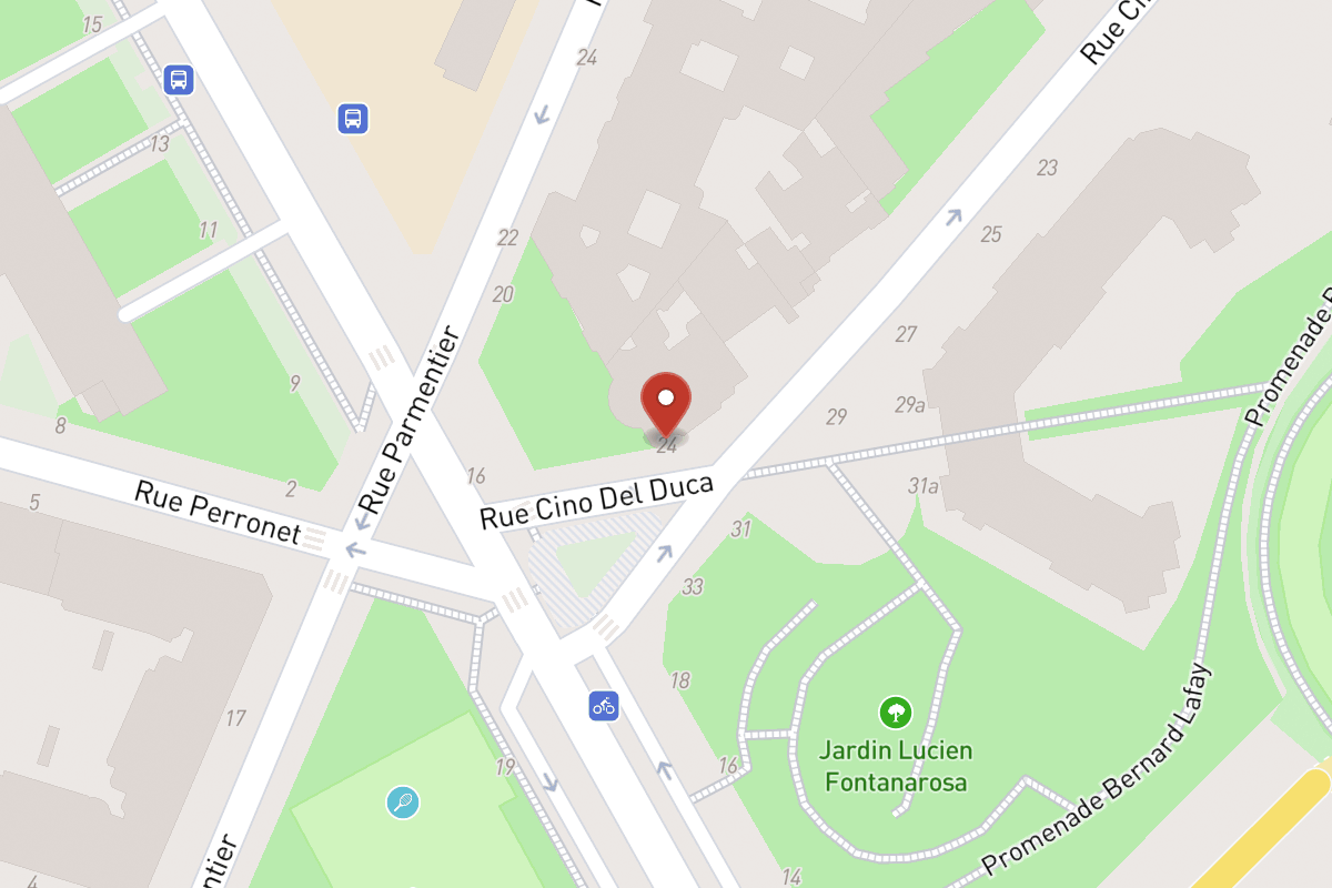 Plan de situation — 28 Rue Cino Del Duca
