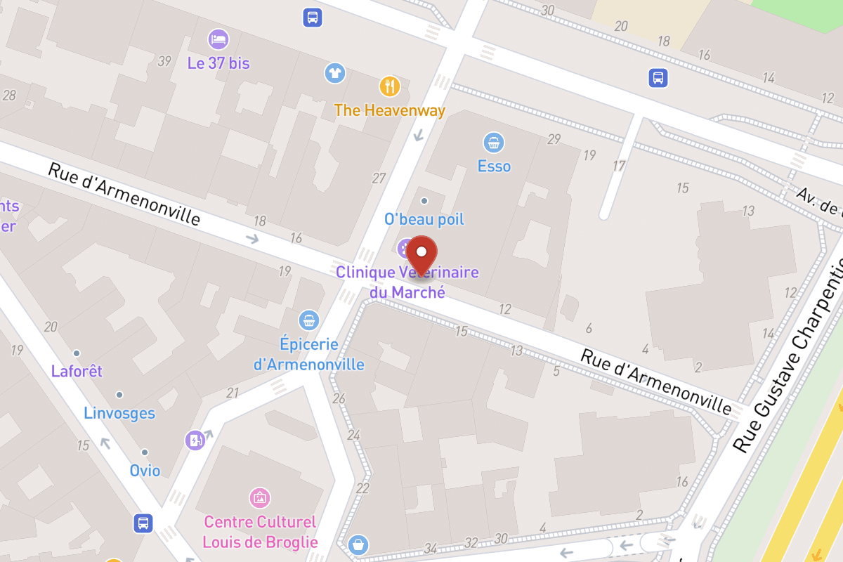 Plan de situation — 14 Rue d'Armenonville