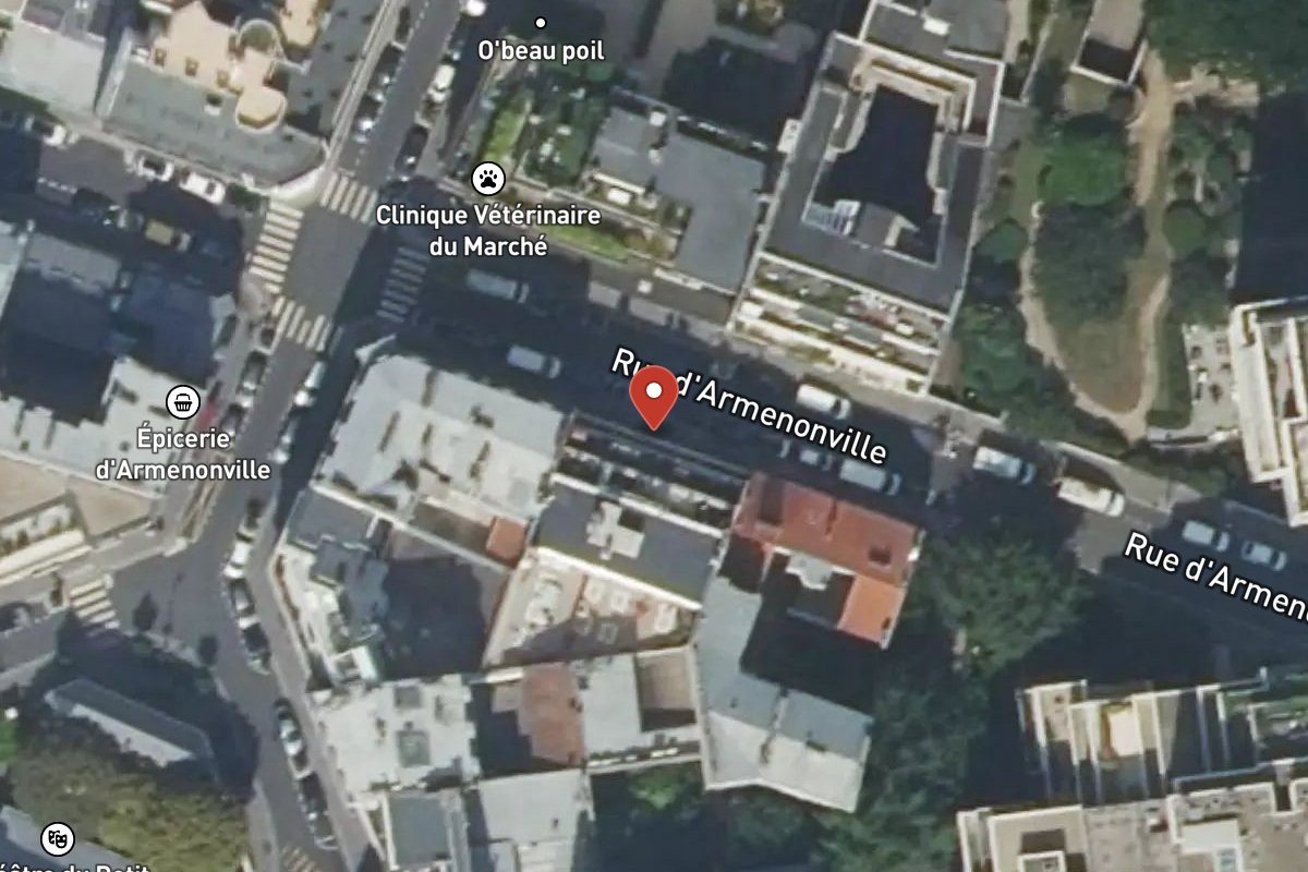 Vue satellite — 15 Rue d'Armenonville
