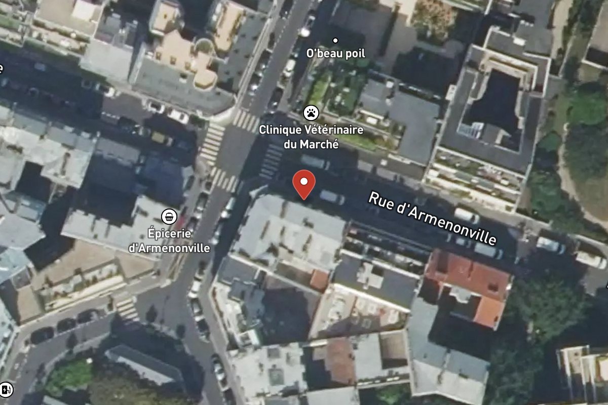 Vue satellite — 17 Rue d'Armenonville