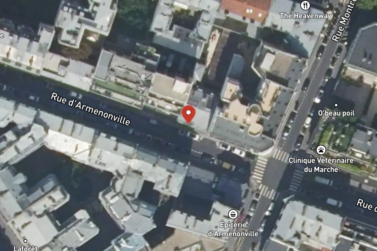 Vue satellite — 18 Rue d'Armenonville