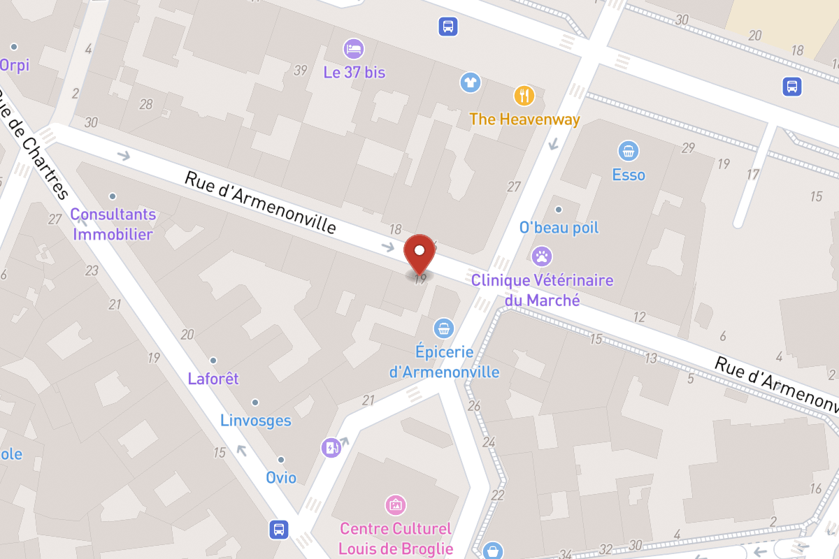 Plan de situation — 19 Rue d'Armenonville
