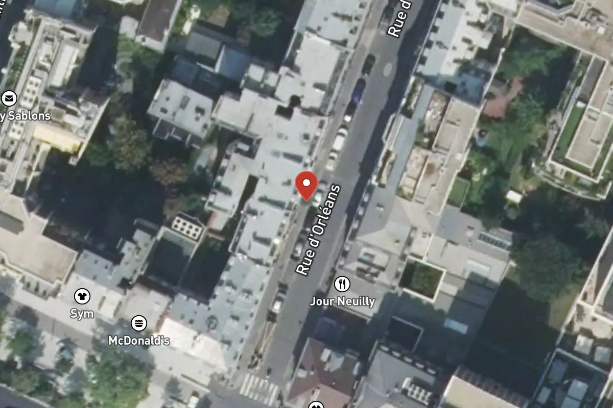 Vue satellite — 11BIS Rue d'Orléans