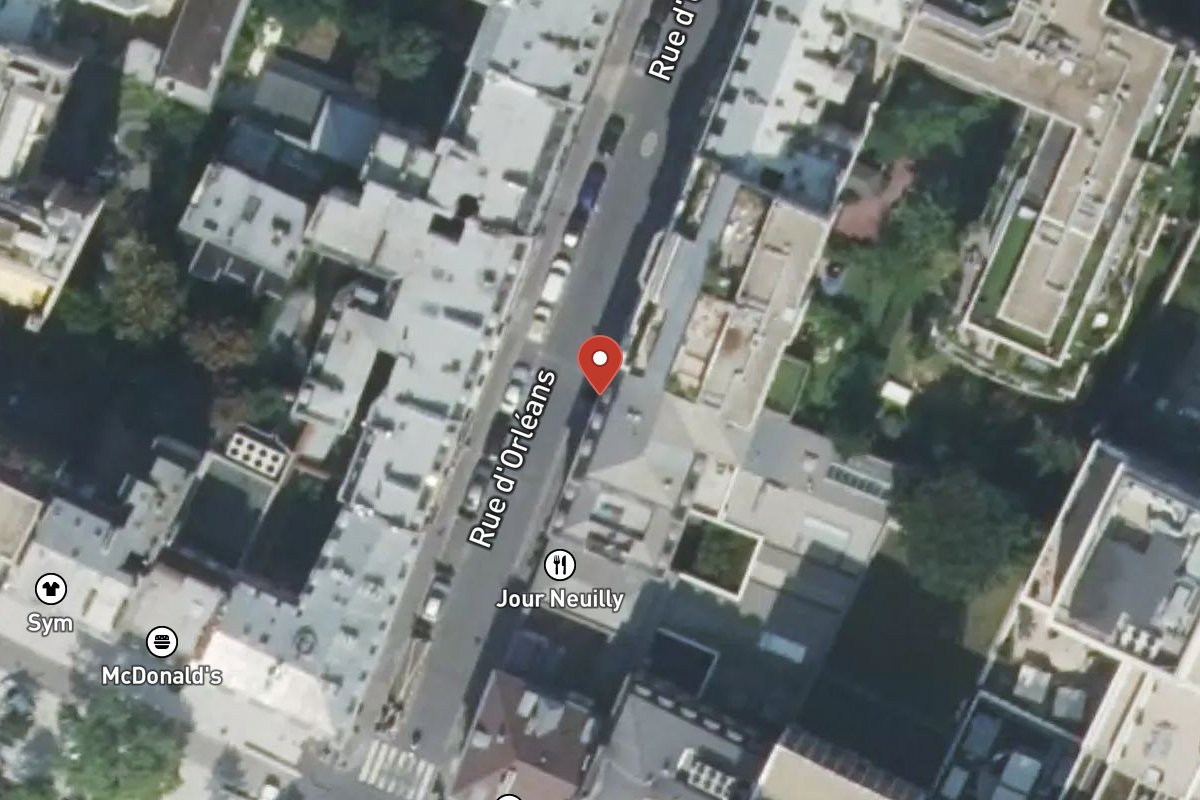 Vue satellite — 14 Rue d'Orléans