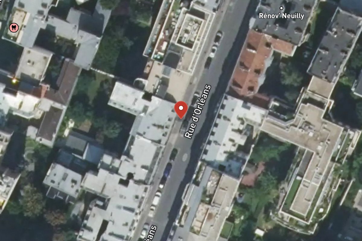 Vue satellite — 15BIS Rue d'Orléans