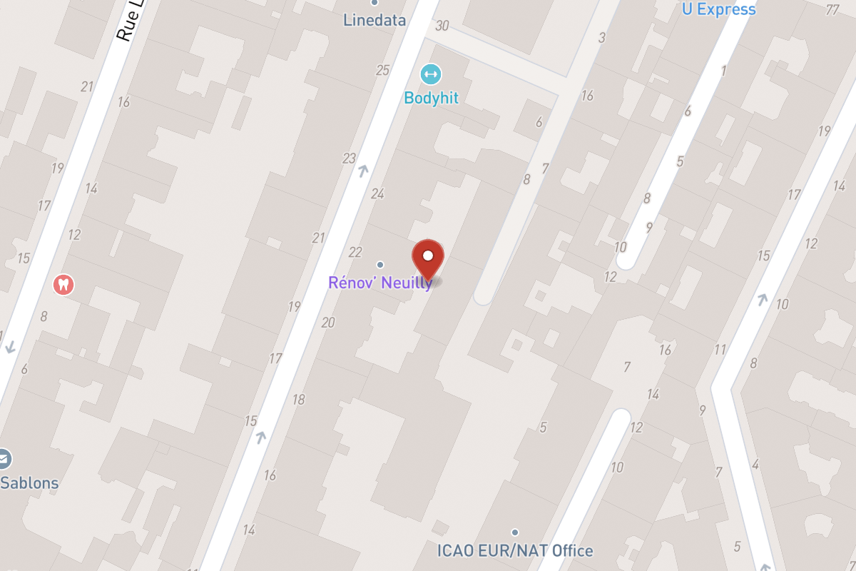 Plan de situation — 16 Rue d'Orléans