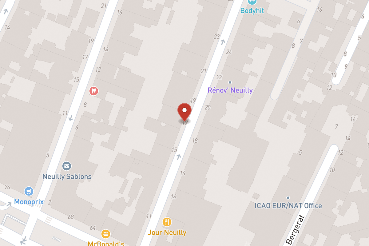Plan de situation — 17 Rue d'Orléans