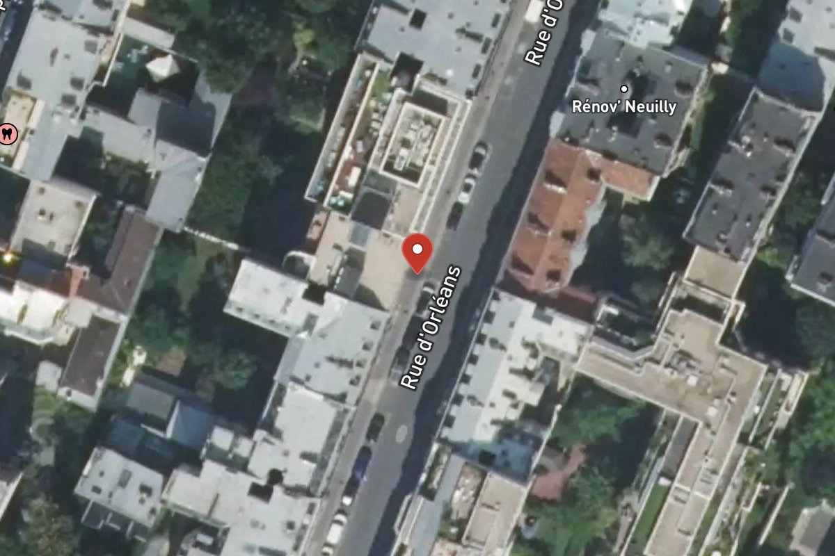 Vue satellite — 17 Rue d'Orléans