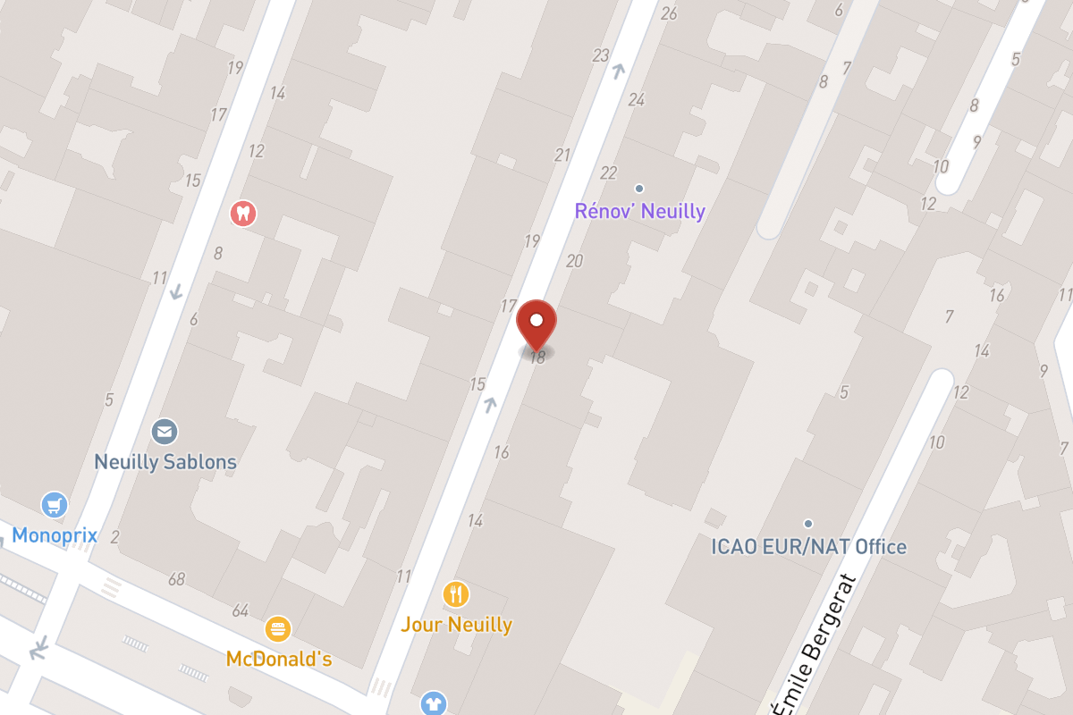 Plan de situation — 18 Rue d'Orléans