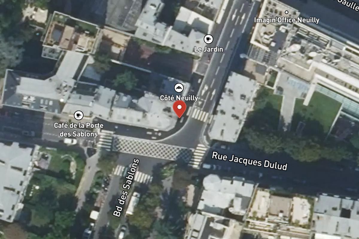 Vue satellite — 1 Rue d'Orléans