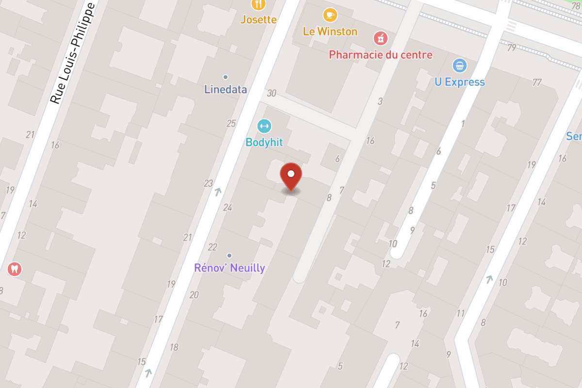 Plan de situation — 22 Rue d'Orléans