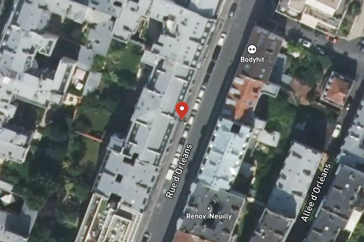 Vue satellite — 23 Rue d'Orléans