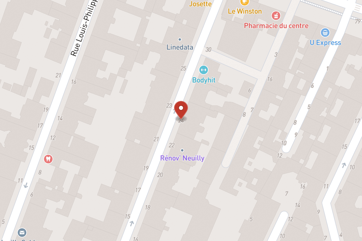 Plan de situation — 24 Rue d'Orléans
