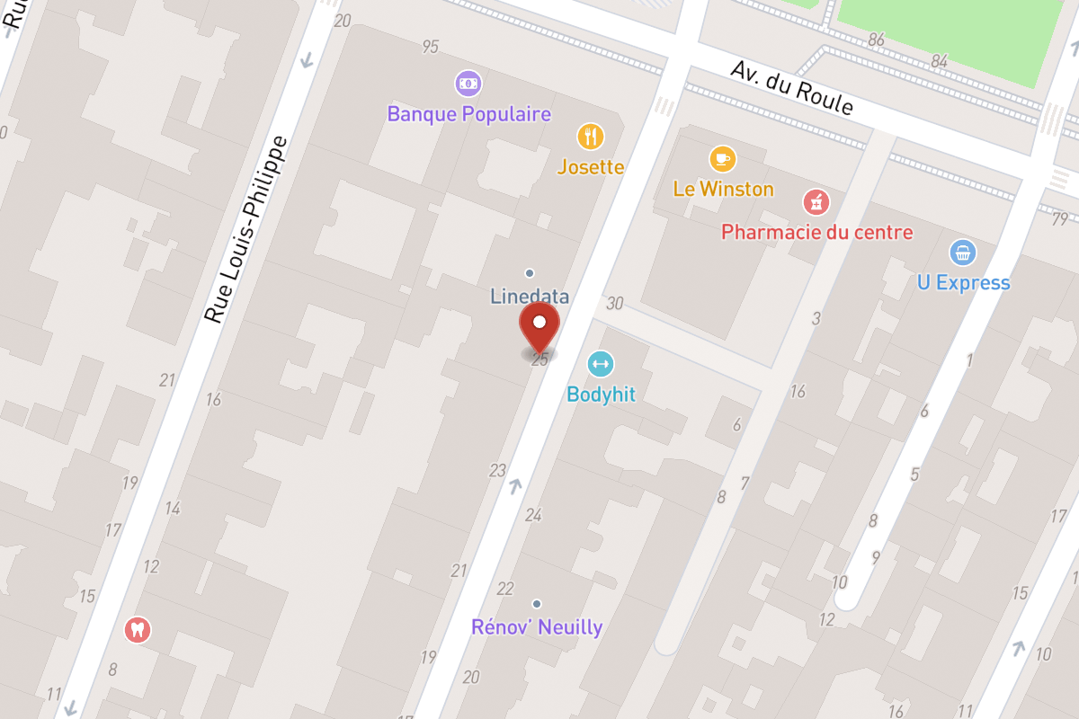 Plan de situation — 25 Rue d'Orléans