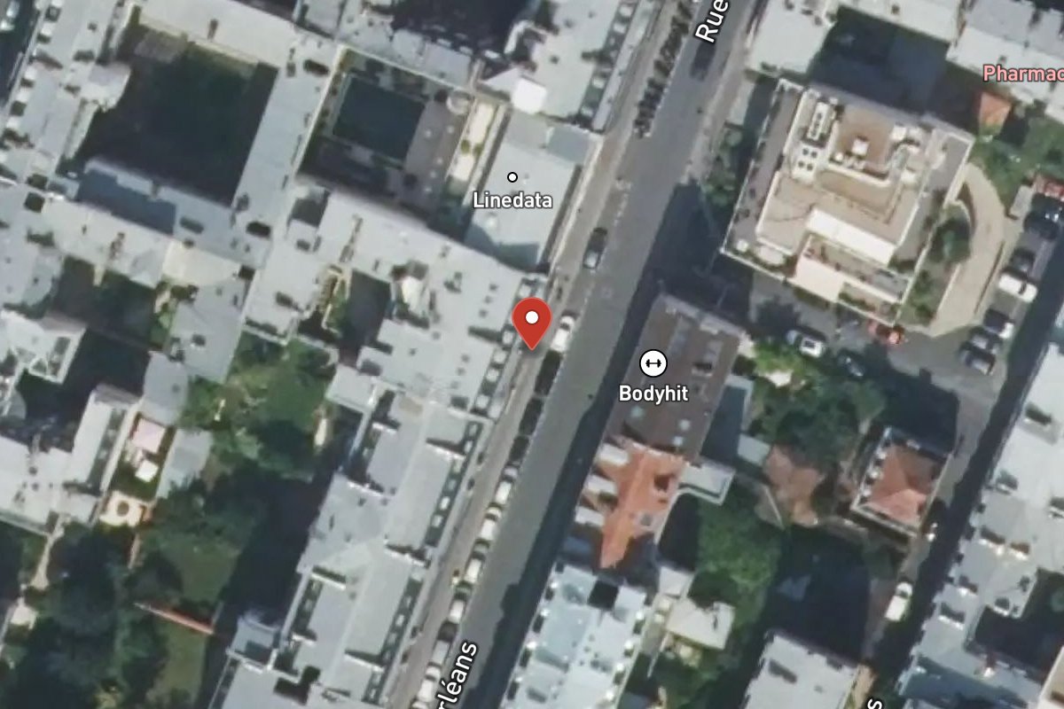 Vue satellite — 25 Rue d'Orléans