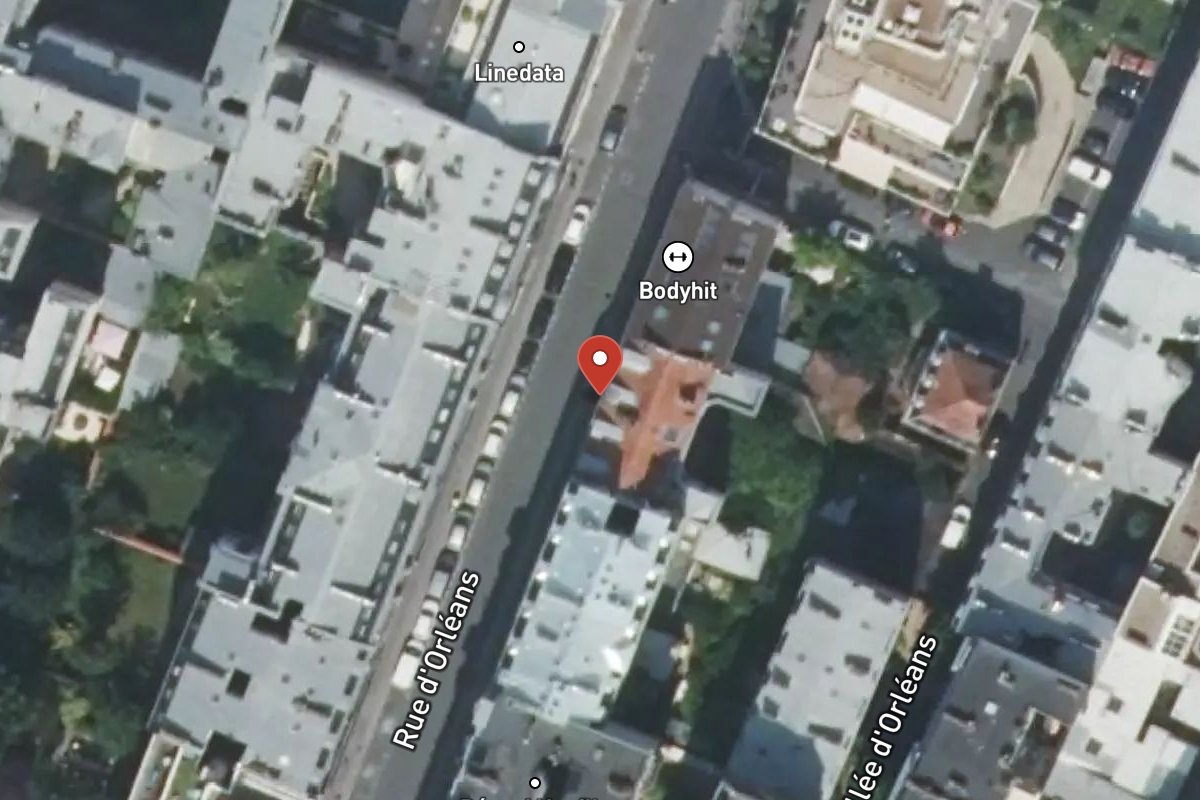 Vue satellite — 26 Rue d'Orléans