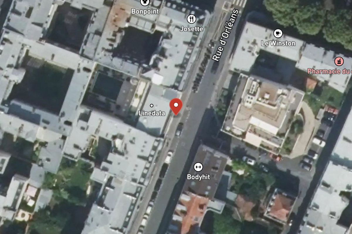 Vue satellite — 27 Rue d'Orléans