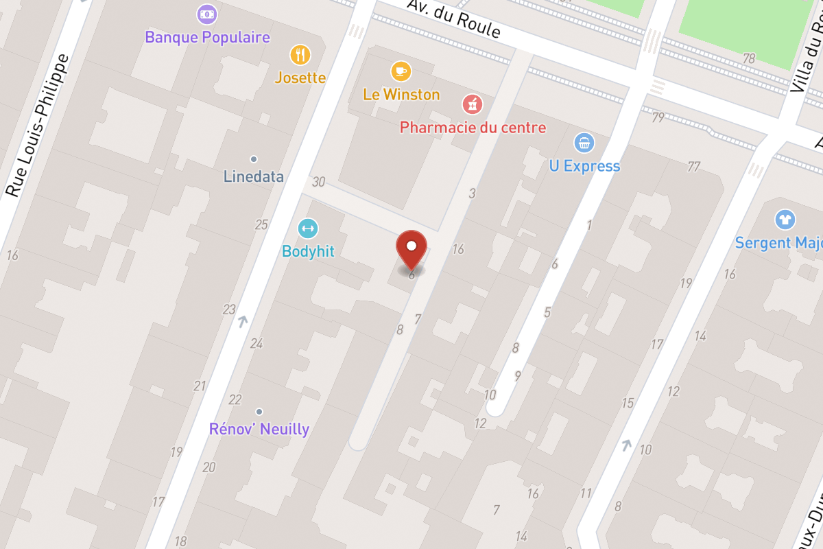 Plan de situation — 6 Rue d'Orléans