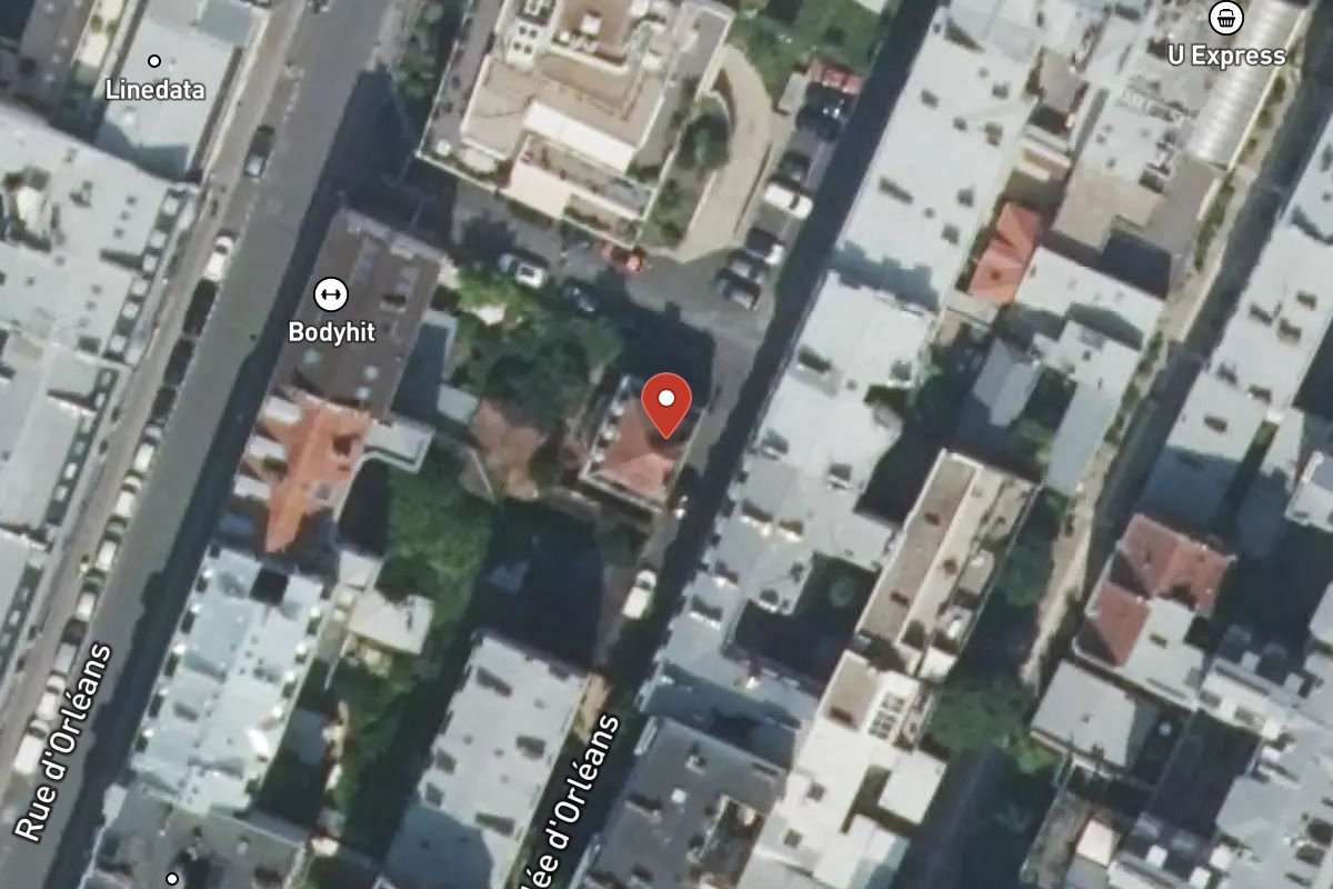 Vue satellite — 6 Rue d'Orléans
