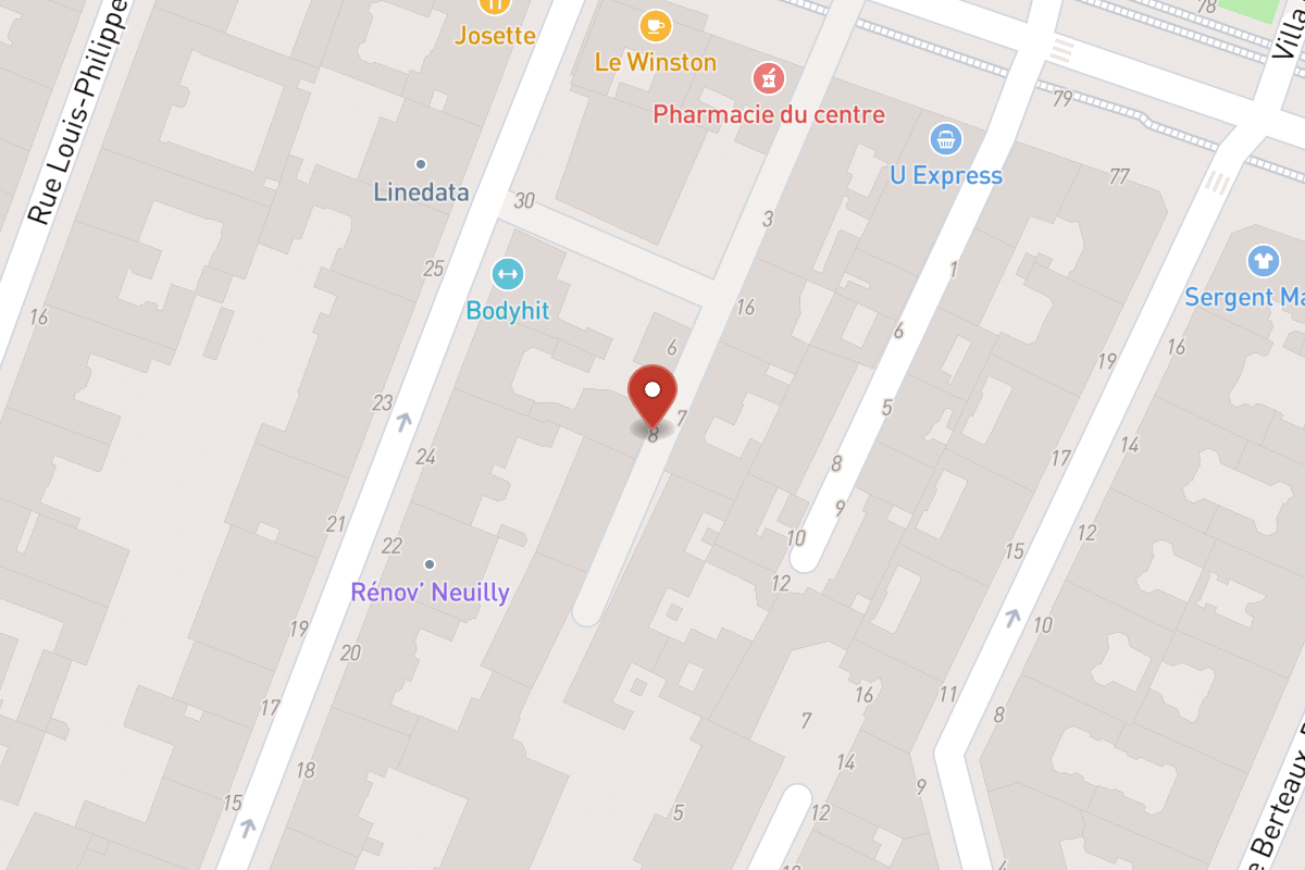 Plan de situation — 8 Rue d'Orléans