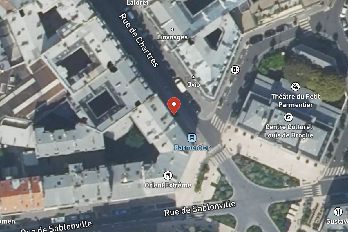 Vue satellite — 13BIS Rue de Chartres