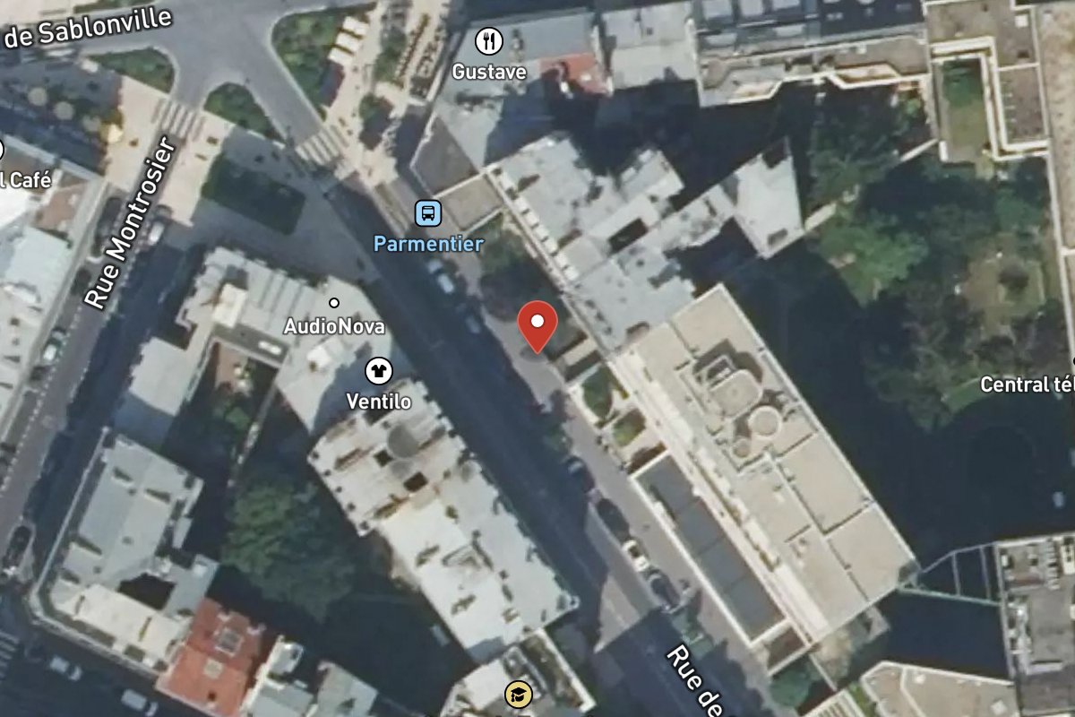 Vue satellite — 14 Rue de Chartres