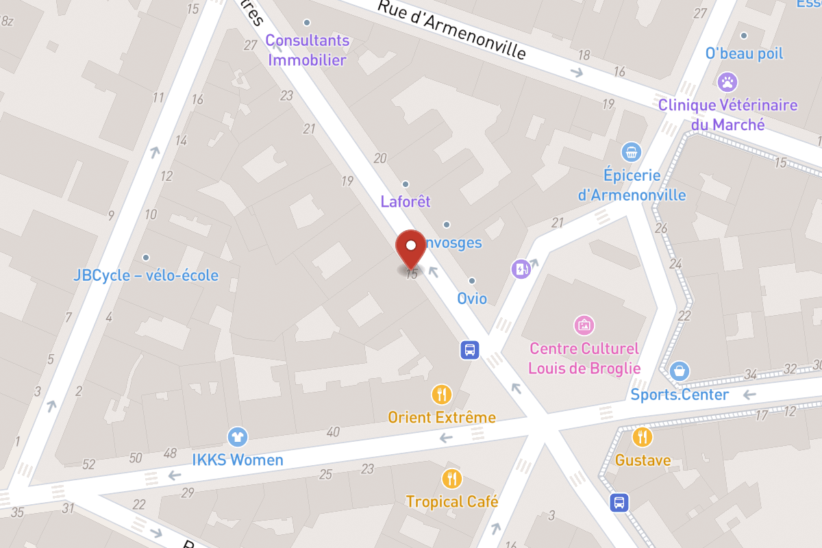 Plan de situation — 15 Rue de Chartres