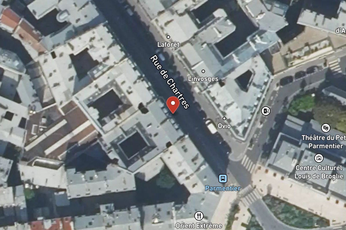 Vue satellite — 15 Rue de Chartres