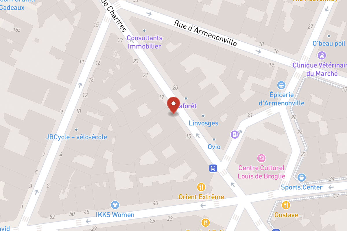 Plan de situation — 17 Rue de Chartres
